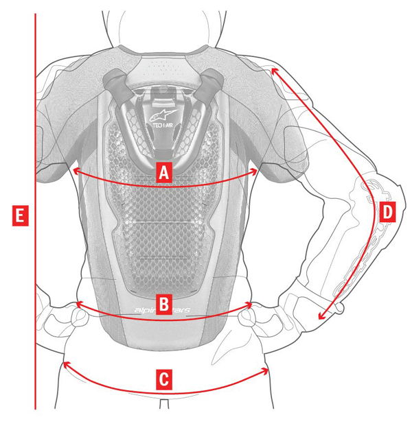 Alpinestars Tech-Air 5 мужские размеры